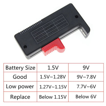 Eagletech BT-168d AA/AAA/C/D/9V/1.5V LCD Digital Button Cell Battery Tester Meter Indicate Volt Tester Checker