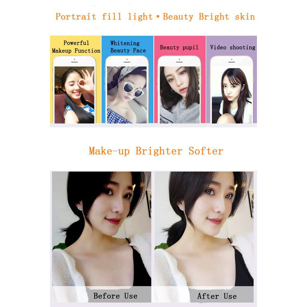Pxel RK20 10-inch Bi-Color Ring Light USB Interface with 65cm Tabletop Tripod