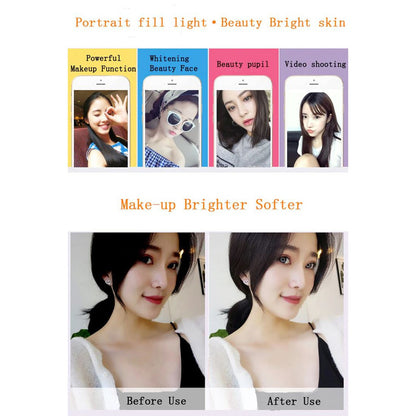 Pxel RK20 10-inch Bi-Color Ring Light USB Interface with 65cm Tabletop Tripod