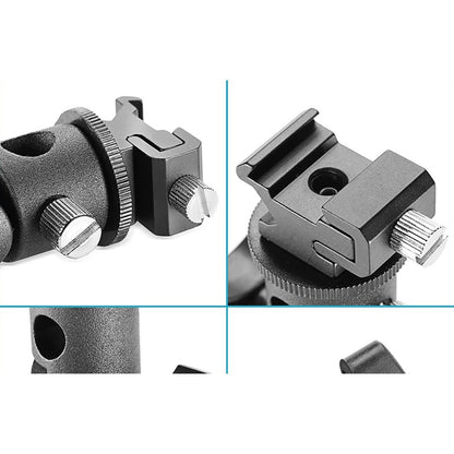 Pxel AA-LS4 Flash Bracket Umbrella Holder Swivel Light Stand Adapter Cold Shoe Speedlight
