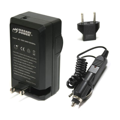 Wasabi Power NB-5L 2-Pack Power Battery and Charger Kit with 3.7V 1400mAh Power Batteries, Wasabi Power Mini Rapid A/C Charger for Canon NB-5L and Canon PowerShot Cameras | JG Superstore