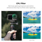 K&F Concept Nano-X Series 2 in 1 Hybrid ND8 / 16 / 32 / 64 / 256 / 1000 + CPL Neutral Density Circular Polarizing Lens Filter Kit Set for DJI Osmo Action 4 5 PRO Action Sports Camera w/ 3-10 Stops, Anti Glare, Multi Layer Coated AGC Glass