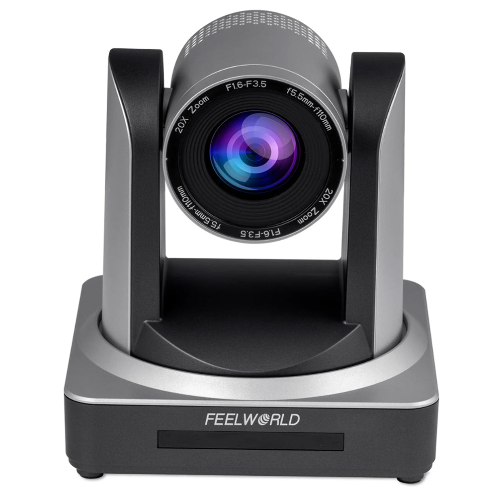 FEELWORLD POE20X PTZ Camera 3G-SDI HDMI IP 20X Optical Zoom Auto Focus Pan Tilt Camera for Live Streaming, Broadcast & Conferencing with PoE Support