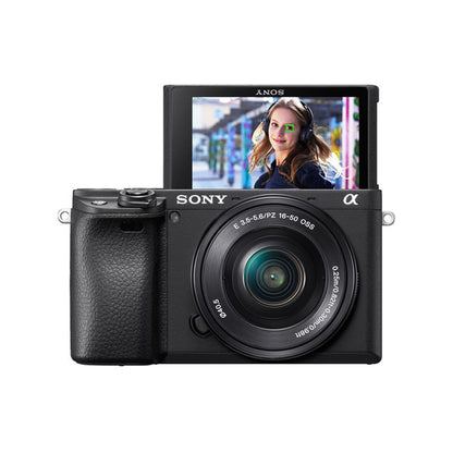 Sony Alpha ILCE-6400L / A6400 Digital Camera with E-Mount 16-50MM F/3.5-5.6 OSS Lens, APS-C Sensor, WiFi Bluetooth, 4D Focus, 4K HDR, Real Time Eye AF and Touch Screen Display