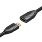 Vention HDMI 2.0 Extension Cable PVC (Male to Female) 4KHD 60Hz Video Cable with Aluminum Alloy Shell, Audio and Video Sync (Different Lengths Available) (VAA-B06)