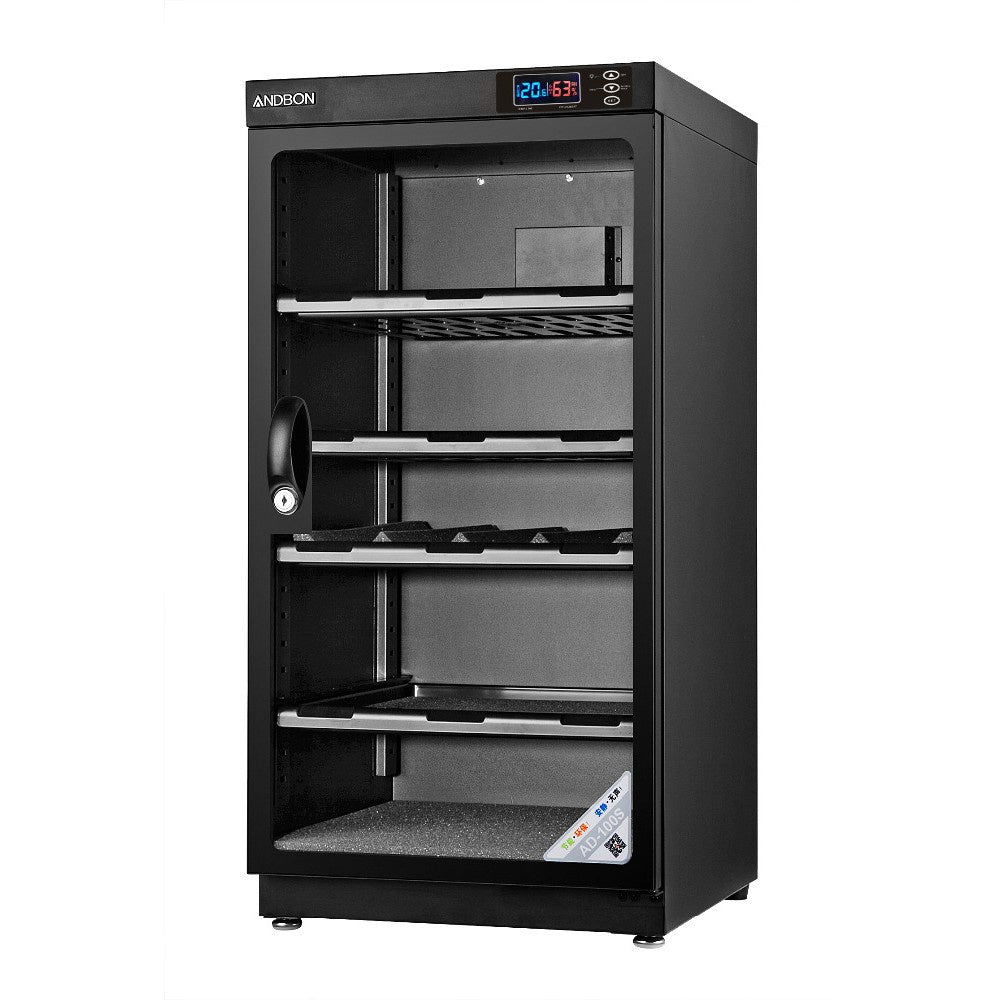 Andbon AD-100S Dry Cabinet Box 100L Liters Digital Display with Automatic Humidity Controller