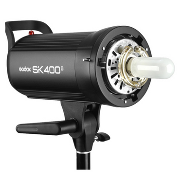 Godox SK400II-V 400W Professional LED Studio Flash Strobe Monolight GN65 Daylight Bowens S Mount with Built-in Godox 2.4GHz Wireless X System, Onboard and Mobile App Controls for Photography Lighting and Studio Equipment