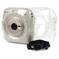 [CLEARANCE] Pikxi CSQ20 Fujifilm Instax Square SQ20 Instant Camera Clear Transparent Case White