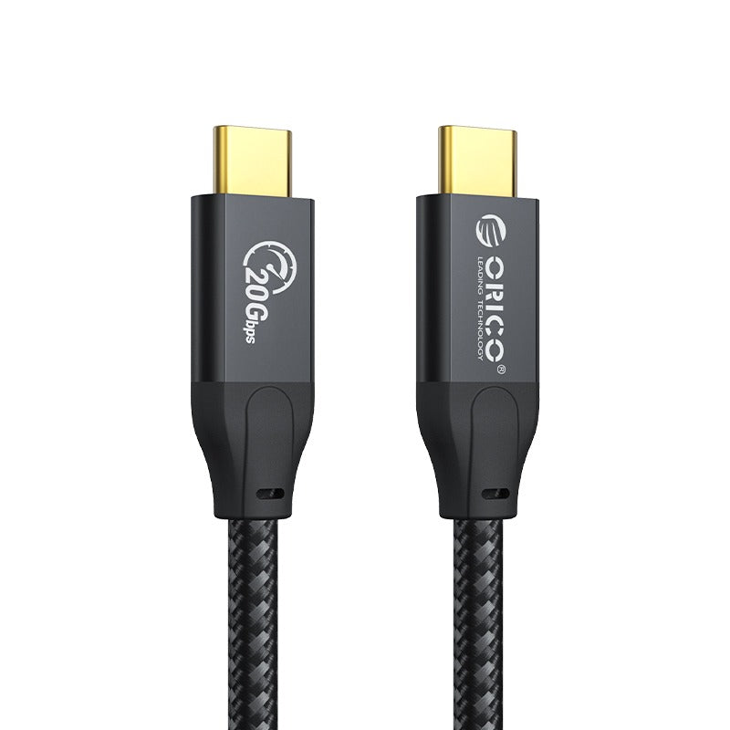 [CLEARANCE] ORICO CM32 (0.5m / 1m / 3m / 5m) USB Type C 3.2 Gen2x2 Fast Charging Data Cable with 20Gbps High-Speed Transmission Rate, PD 100W QC4 4K 60Hz Video, Aluminum Alloy for Smartphones, MacBook, Tablet, PC