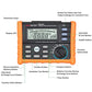 [CLEARANCE] PeakMeter MS5205 Analog and Digital 2500V Insulation Resistance Tester megger meter 0.01~100G Ohm with Multimeter
