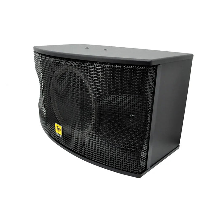 KEVLER KV-450 10" 450W Passive Karaoke Speaker System (PAIR) with 2-Way Bass Reflex, 4 Layer Coil Woofer, and Built-In Ceiling and Pole Mounting Ports