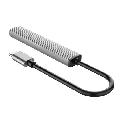ORICO AH-A13 4-in-1 USB-A to USB 3.0 Multifunctional Docking Station Hub with 3xUSB 2.0 Input, 5Gbps Fast Data Transfer Rate, Superior Heat Dissipation Aluminum Alloy