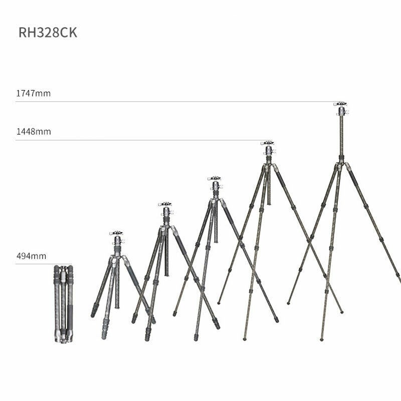 [CLEARANCE] Benro FRHN34CVX30 Rhino Series Professional Carbon Fiber Tripod with V40 Ball head for Camera