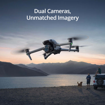 DJI Air 3S Fly More Combo/Standard with RC 2/RC-N3 Dual-Camera Drone Kit | 50MP 1" CMOS 24mm Wide & 48MP 1/1.3" CMOS 70mm Telephoto Cameras, Free Panorama, 4K/120fps Video, Day & Night Omnidirectiol Obstacle Sensing, 45-Min Flight Time