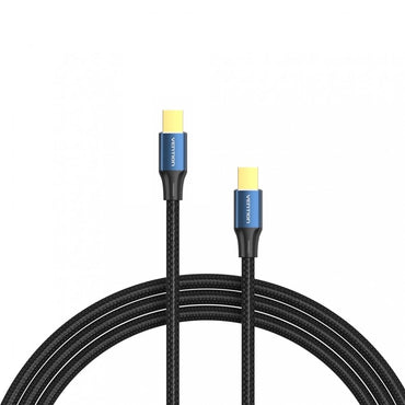 [CLEARANCE] Vention 8K UHD 60Hz Mini DP DisplayPort 1.4 Male to Male Gold Plated Audio / Video Cable with HDR support, 32.4Gbps Bandwidth and Cotton Braided Sheathing for Monitors and Projectors (1.5 Meters, 2 Meters) HCGLG HCGLH