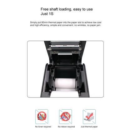 [CLEARANCE] Logicowl OJ-8032 POS Printer Thermal 80mm barcode QR with Auto Cutting For Cash Register