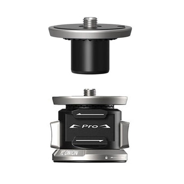 YC ONION MPQ55 Aluminum Quick Release Knob for Pineta Pro Monopod QR Plate with 1/4" ARRI Locating Hole, QR Dual Release Button, Cold Shoe Mount, Safety Lock & 1/4 - 3/8" Screw, Tripod Heads, Clamps & Mounting Systems