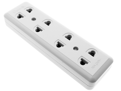 OMNI Surface Convenience Outlet Socket 10A 220V (1 Gang, 2 Gang, 3 Gang, 4 Gang) for Electronics Appliances | WSO-00