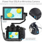 FEELWORLD F6 Plus 5.5 inch DSLR Camera Field Touch Screen Monitor with 3D Lut Small Full HD 1920x1080 IPS Video Peaking Focus Assist 4K HDMI 8.4V DC Input Output Include Tilt Arm