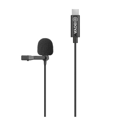 [CLEARANCE] Boya BY-M3 Digital Lavalier Microphone for Type C Android Smartphone Podcast Vlog Interview Audio Video Record Mic Vlogging