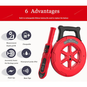 [CLEARANCE] Noyafa NF-5130 Wreless Plugging Tester Wall Pipeline Detector Plugging Device 30meters