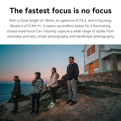 7Artisans 18mm F/6.3 Mark II APS-C Format Panasonic Olympus M43 Mount Wide Angle Prime Pancake UFO Slim Lens MF Manual Focus for Mirrorless Cameras