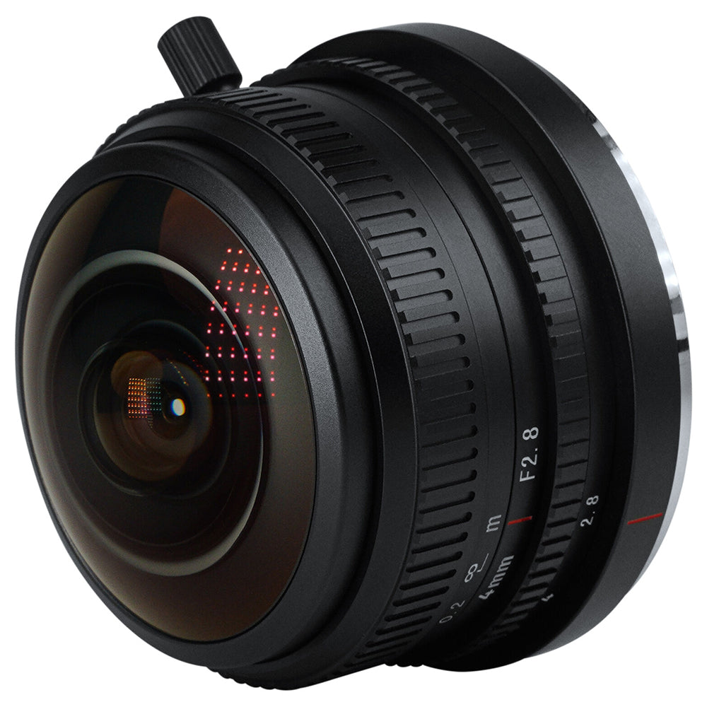 7Artisans 4mm F/2.8 APS-C Format Fujifilm X Mount Circular Fisheye Prime Lens MF Manual Focus for Mirrorless Cameras