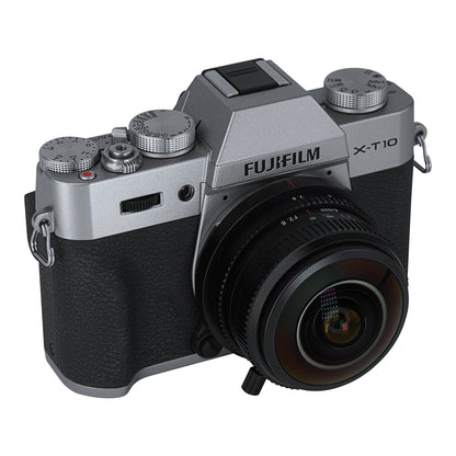 7Artisans 4mm F/2.8 APS-C Format Fujifilm X Mount Circular Fisheye Prime Lens MF Manual Focus for Mirrorless Cameras
