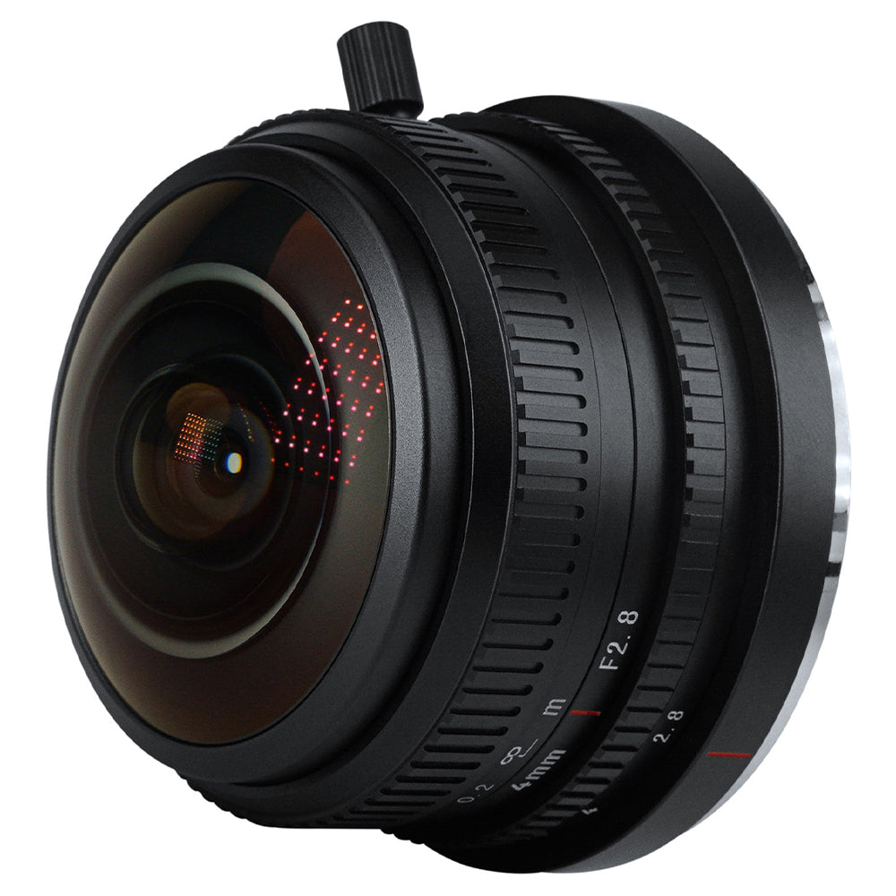 7Artisans 4mm F/2.8 APS-C Format Panasonic Olympus M43 Mount Circular Fisheye Prime Lens MF Manual Focus for Mirrorless Cameras