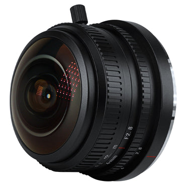 7Artisans 4mm F/2.8 APS-C Format Panasonic Olympus M43 Mount Circular Fisheye Prime Lens MF Manual Focus for Mirrorless Cameras