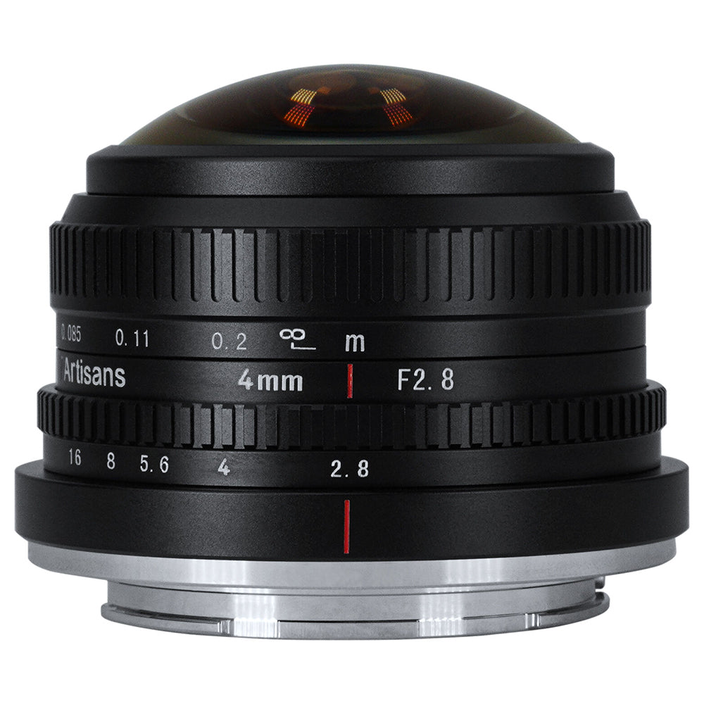 7Artisans Photoelectric 4mm F/2.8 APS-C Format Sony E Mount Circular Fisheye Prime Lens MF Manual Focus for Mirrorless Cameras