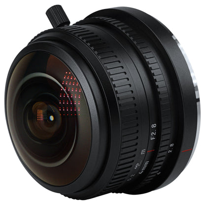 7Artisans Photoelectric 4mm F/2.8 APS-C Format Sony E Mount Circular Fisheye Prime Lens MF Manual Focus for Mirrorless Cameras