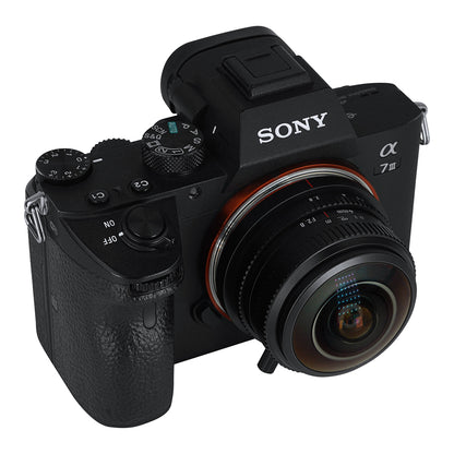 7Artisans Photoelectric 4mm F/2.8 APS-C Format Sony E Mount Circular Fisheye Prime Lens MF Manual Focus for Mirrorless Cameras