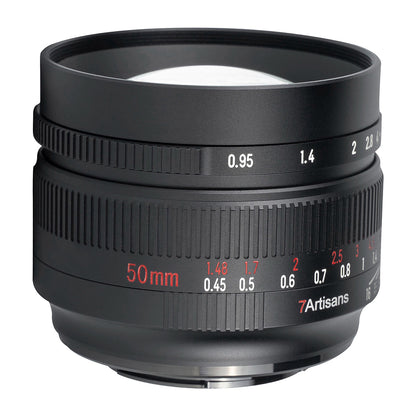 7Artisans Photoelectric 50mm F/0.95 APS-C Format Nikon Z Mount Portrait Prime Lens MF Manual Focus for Mirrorless Cameras