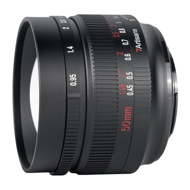 7Artisans Photoelectric 50mm F/0.95 APS-C Format Nikon Z Mount Portrait Prime Lens MF Manual Focus for Mirrorless Cameras