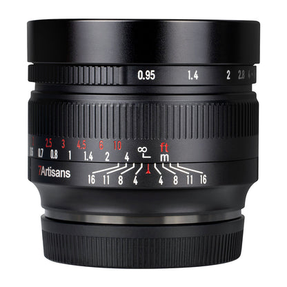 7Artisans Photoelectric 50mm F/0.95 APS-C Format Nikon Z Mount Portrait Prime Lens MF Manual Focus for Mirrorless Cameras