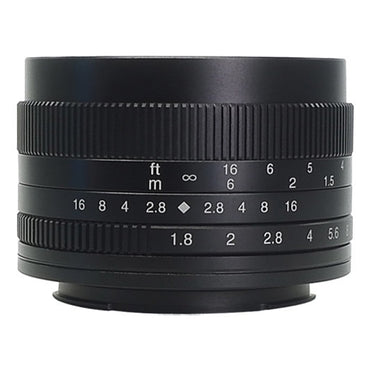 7Artisans 18mm F/6.3 Mark II APS-C Format Panasonic Olympus M43 Mount Wide Angle Prime Pancake UFO Slim Lens MF Manual Focus for Mirrorless Cameras