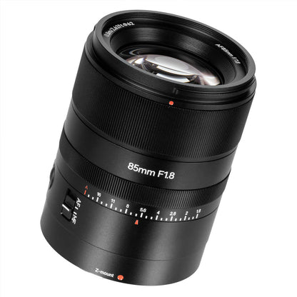 7Artisans 85mm F/1.8 STM Full Frame Format Nikon Z Mount Fast Aperture Portrait Prime Lens AF Autofocus for Mirrorless Cameras