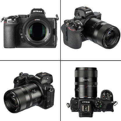 7Artisans 85mm F/1.8 STM Full Frame Format Nikon Z Mount Fast Aperture Portrait Prime Lens AF Autofocus for Mirrorless Cameras
