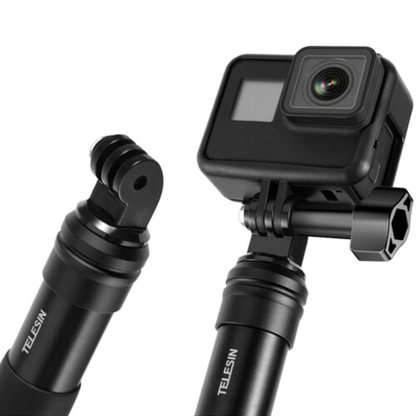 TELESIN Extended 90cm Aluminum Selfie Stick Tripod Monopod Base Stand for Select GOPRO DJI Insta360