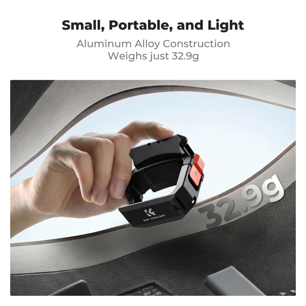 K&F Concept Multifunctional Aluminum Alloy Extension Mount for DJI Osmo Pocket 4/3