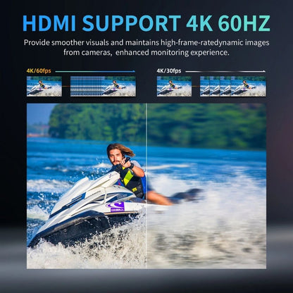 [CLEARANCE] FEELWORLD SEETEC P133 Pro 13.3" IPS HDMI 2.0 / 3G-SDI Broadcast Monitor with 4K @ 60Hz, DVI Input, 1000 NITs, Waveform LUT,  Tally Indicator, 16 Channel Audio Meter, V-Mount Battery Plate and DC Output