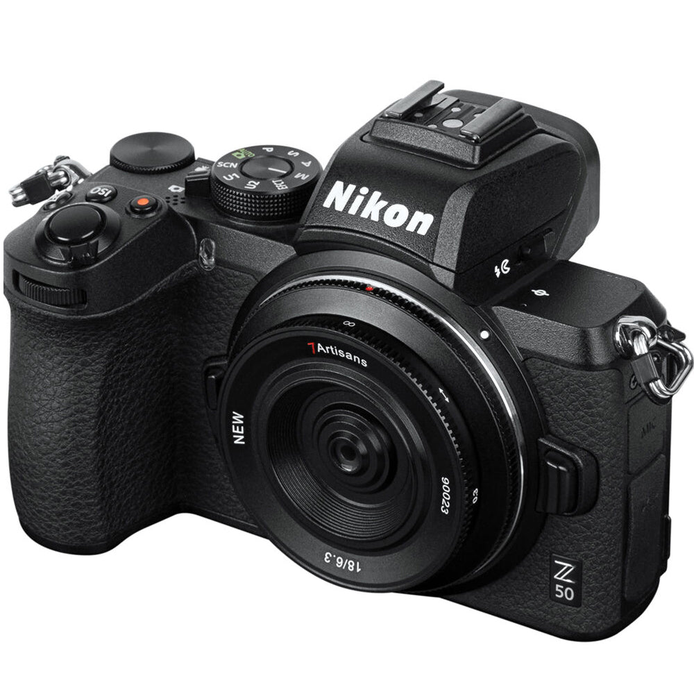 7Artisans Photoelectric 18mm F/6.3 Mark II APS-C Format Nikon Z Mount Wide Angle Prime Pancake UFO Slim Lens MF Manual Focus for Mirrorless Cameras