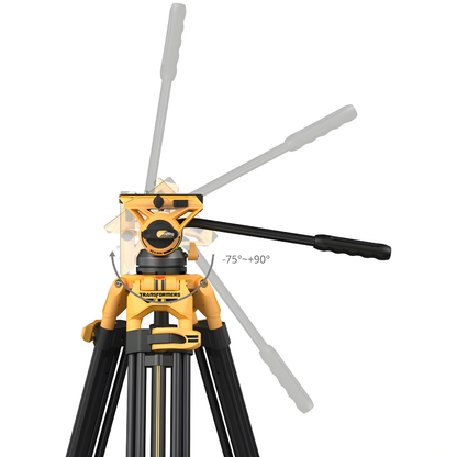 SmallRig x Transformers Heavy-Duty Fluid Head Tripod AD-01 (Bumblebee Edition)