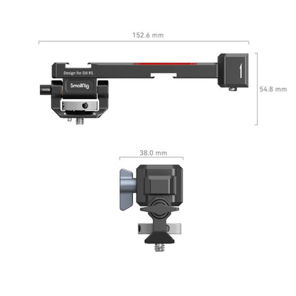 SmallRig Monitor Mount with NATO Clamp, Top & Bottom Shoe Mounts, 1.5kg Load Capacity and Tilt-Adjustable Thumbscrew Mount for DJI RS 2 & RSC 2 Gimbals 3026B