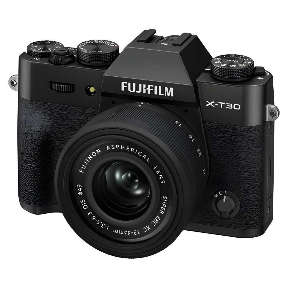 FUJIFILM X-T30 III Mirrorless Camera with XC 13-33mm f/3.5-6.3 OIS Lens - Black
