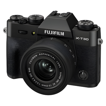 FUJIFILM X-T30 III Mirrorless Camera with XC 13-33mm f/3.5-6.3 OIS Lens - Black