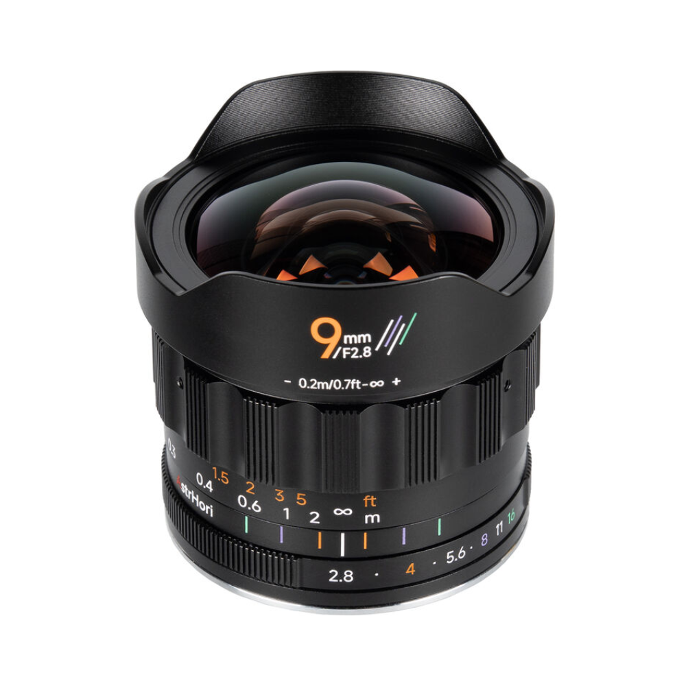 AstrHori 9mm F2.8 Ultra Wide-Angle APS-C Manual Focus Lens for E / X / M43 / RF / Z Mount