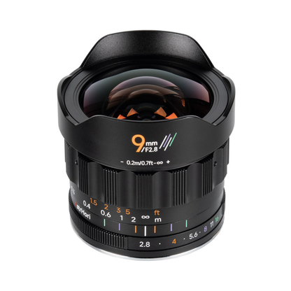 AstrHori 9mm F2.8 Ultra Wide-Angle APS-C Manual Focus Lens for E / X / M43 / RF / Z Mount