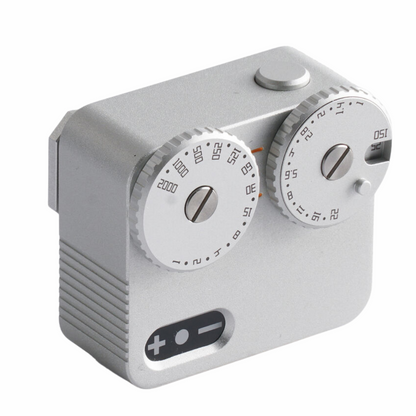 TTArtisan Light Meter II Alog Illuminometer APS-C Frame, F/2.0 Large Aperture with Dual Tuning Dial and Light Indicator, 23 Stop Shutter Speeds for E / X / Z / M43 / RF Mount Mirrorless Cameras and Photography | Black, Silver